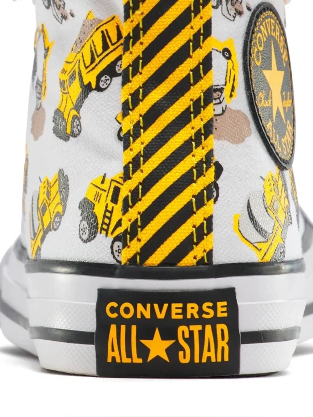 Converse Chuck Taylor All Star EasyOn High PS 'Construction Truck' Size 3 NEW